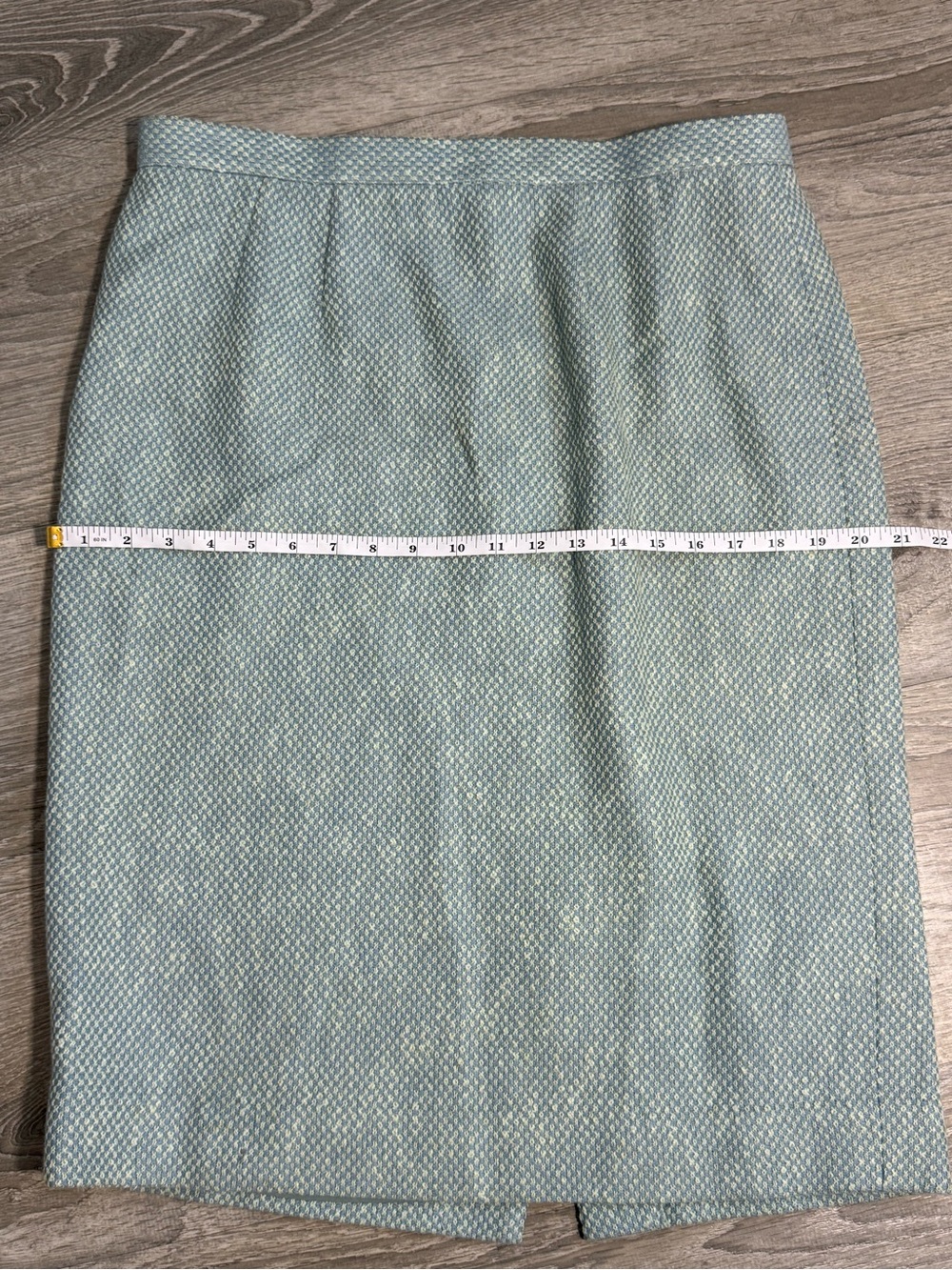 Vintage Carlisle Wool blend Sage Green Blazer and Skirt Set - classy old money - Picture 11 of 12
